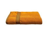Space Fly Cotton Luxury Large Size Bath Towel 500 Gsm (Yellow)