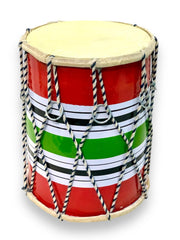 Traditional Rope & Ring Baby Dholak - Multicolor | Perfectly Symmetric Round Dholak - Dholak For Festival, Wedding, Satsang | Punjabi Dhol Drum, Housewarming Gifts
