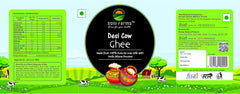 100% Pure 2 Cow Desi Ghee By Soni Farms | Traditional Bilona Method Healthy Pure Desi Ghee Good For Taste | (500ml) 16.9 Ounce | Jar Pack