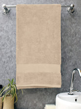 Bombay Dyeing Super Ultrx Zero Twist Plain Dyed Cotton Bath Towel 650 Gsm (Flax)