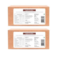 McLeod Russel 1869 English Breakfast Black Tea - Pack Of 2 X 100gm, 3.5 Ounce Each, 100 Pyramid Tea Bags | Strong & Robust Blend Daily Black Tea - Loose Leaf Black Orthodox | Low Caffeine