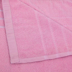 Blissful Creations 100% Cotton Bath Towels 450 Gsm | Soft & Absorbent Bath Towel For Men & Women - Urban Comfort (Pink)