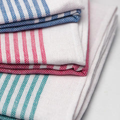 Yatta 100% Cotton Bath Towels 400 Gsm | Quick-Dry High Absorbency Travel Towels For Men & Women (Pack Of 3)- Multicolor