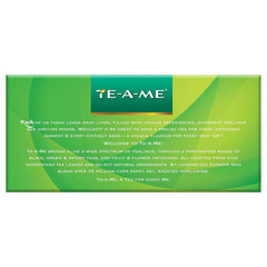 TE-A-ME Mint, Lemon & Ginger Revive Green Tea - 25 Tea Bags | Boosts Immunity & Metabolism - 100% Natural Ingredients