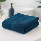 Earthy Fables Premium Bath Towel 600 Gsm | 100% Combed Cotton Ultra Soft, Quick Dry & Highly Absorbent For Home, Travel & Acne-Prone Skin (Dark Teal)