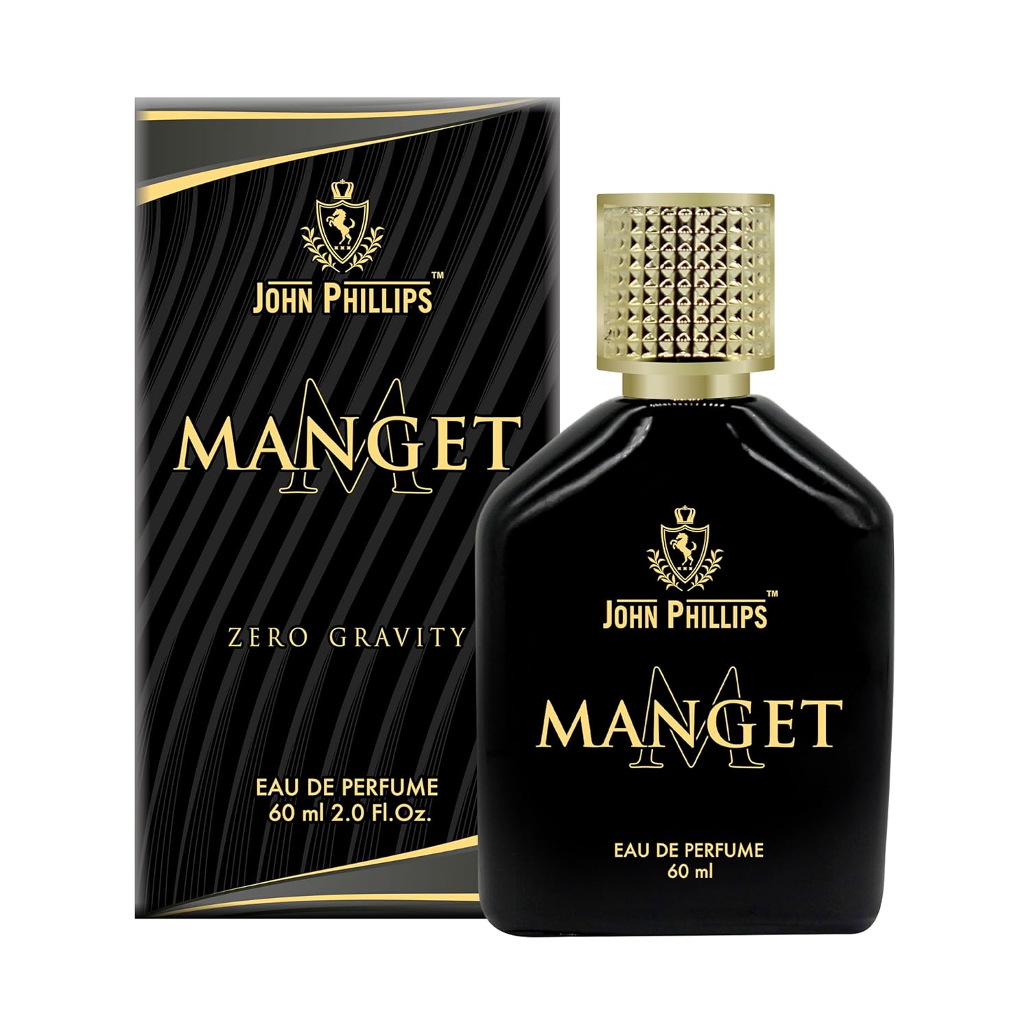 John Phillips  Black Cherry Eau De Perfume 100ml 3.4 Fl.oz. & Manget Eau De Perfume 60ml 2 Fl.oz. | For Men Combo Of 2 John Phillips  Black Cherry Eau De Perfume 100ml 3.4 Fl.oz. & Manget Eau De Perfume 60ml 2 Fl.oz. | For Men Combo Of 2