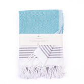 Haber Premium Light Weight 100% Cotton Bath Towel 250 Gsm | Unique Micro Waffle Texture For Active Feel, Quick Absorption & Faster Drying Towel (Harbour Blue)