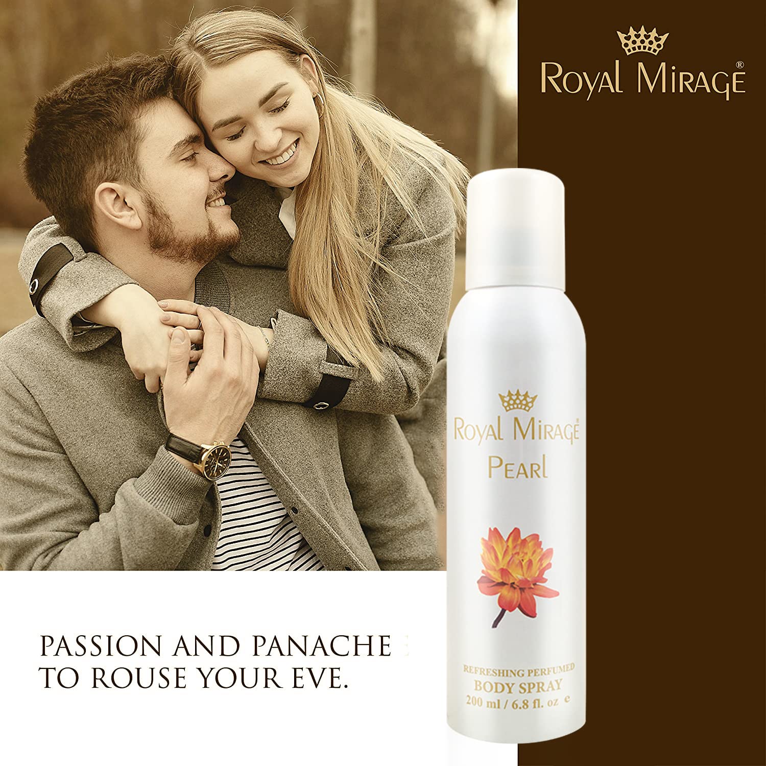 Royal Mirage Pearl Refreshing Perfumed Body Spray 200ml 6.8 Fl.oz. Unisex Fragrance Royal Mirage Pearl Refreshing Perfumed Body Spray 200ml 6.8 Fl.oz. Unisex Fragrance