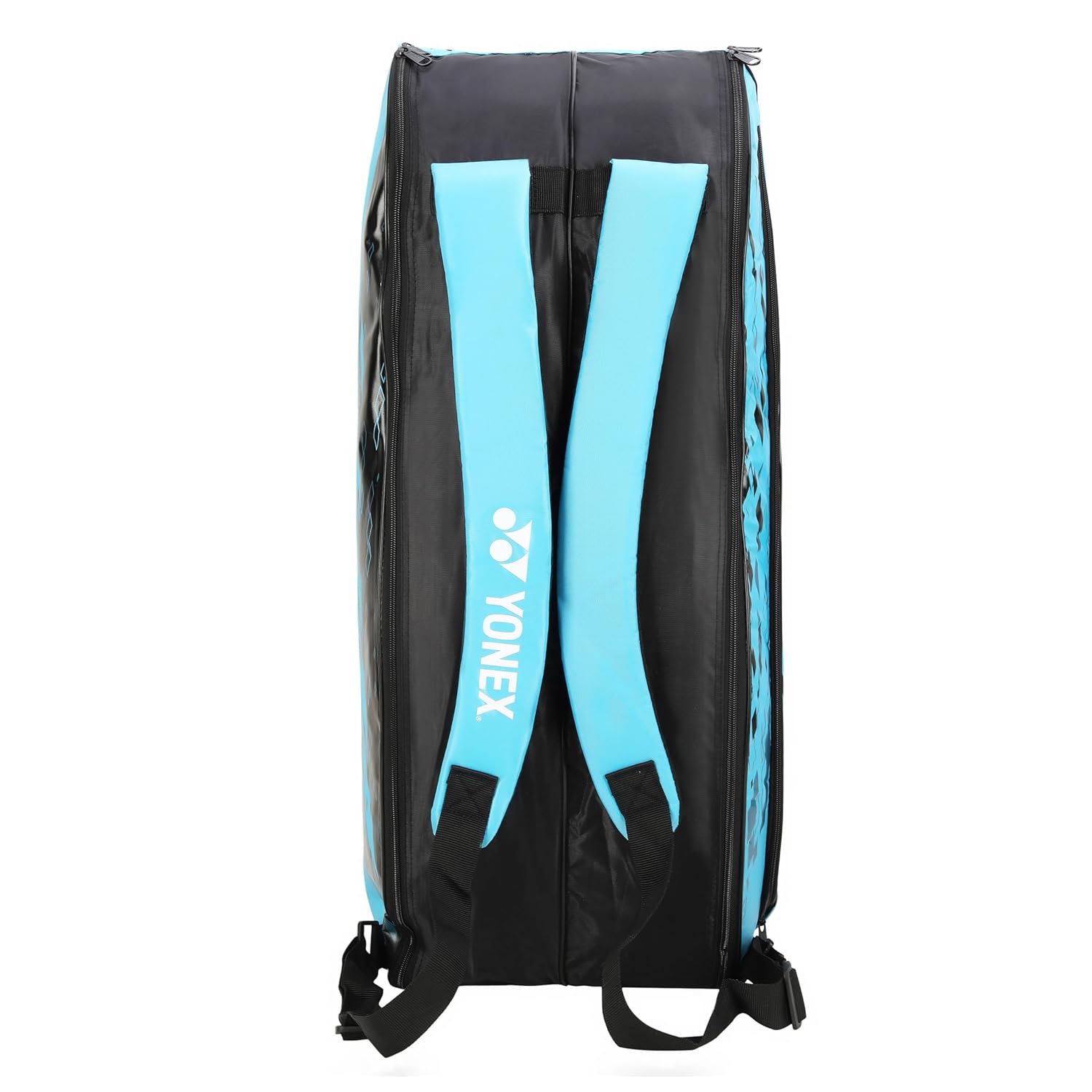 Yonex Badminton Racquet Bag 2326, Colour - Sea Blue White, Closure Type - Zipper, Material - Polyurethane Yonex Badminton Racquet Bag 2326, Colour - Sea Blue White, Closure Type - Zipper, Material - Polyurethane