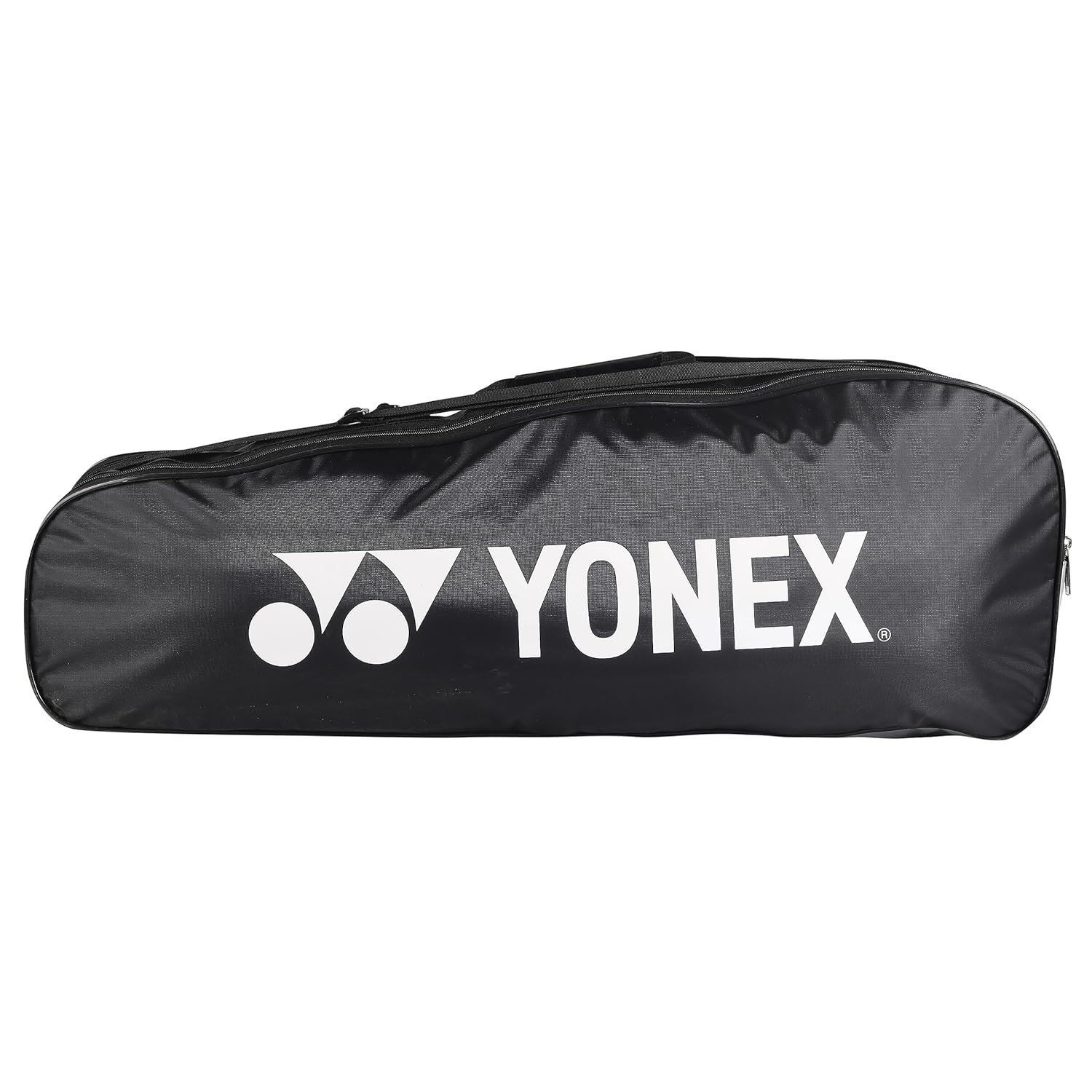 Yonex Badminton Kitbag BT5, 2 Zipper Compartment For Storage Of 3 Rackets & Clothes | Colour - Black & Grey, Size - Small, Material - Nylon Yonex Badminton Kitbag BT5, 2 Zipper Compartment For Storage Of 3 Rackets & Clothes | Colour - Black & Grey, Size - Small, Material - Nylon