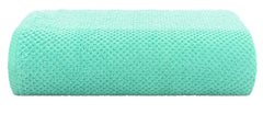 Casa Copenhagen Egyptian Cotton Waffle Large Size Bath Towel 500 Gsm (Aque Blue)