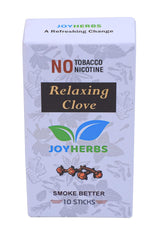 Herbal Cigarettes For Smoking 100% Tobacco Free & Nicotine Free Clove Flavoured King Size Herbal Smoke Sticks Pack Of 10 - Herbal Smokes - No Nicotine/No Tobacco