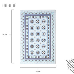 Encasa Xo Cotton Kitchen Towel 440 Gsm | Super Absorbent Tea Towels & Dish Cloths For Washing Up, Drying Dishes & Cleaning | Pack Of 6 (Mosaic)