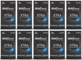Manforce Xtra Pleasure Xtra Dotted Climax Delay Condoms, Unflavoured, 10 Pcs (Pack Of 10)