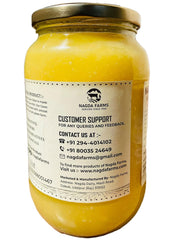 Natural Farm Fresh Cow Ghee By Nagda Farms | Natural Healthy With Real Aroma Desi Ghee For Diet | (1 Litr) 33.8 Ounce | Jar Pack