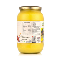 100% Natural A2 Desi Cow Ghee By Kasutam | High In Vitamins, Minerals Healthy Desi Cow Ghee Perfect For Sweets | (500ml) 16.9 Ounce | Jar Pack