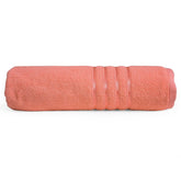 Cross Wave Exim Cotton Bath Towel 450 Gsm | Ultra Soft & Absorbent Towel (Orange)