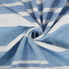 100% Cotton Double Bedsheet With Two Pillow Cover - Queen Size 90 X 100 Inches, Moonstone Blue | Handloom Cotton Bedsheets For Double Bed | All Season Comfort