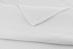 Casa Copenhagen Egyptian Cotton Waffle 1 Pcs Large Bath Towel 500 Gsm (White)