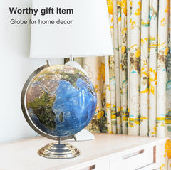 Physical Map Globe 12 Inch For Kids & Student Learning, Home Decor, Office Table, Educational Toy, Gift, Showpiece, For Students Learning, Pack Of 1