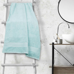 Trident Soft Comfort Air Rich 100% Cotton Bath Towels 500 Gsm | Large Size Bathroom Towels For Men/Women Bath Towel (Nile Blue)