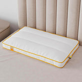 Slim Pillow With Microfiber Pillow, Designed For Neck & Spine Alignment, White, Standard Size - 26x16 Inches | Ideal For Minimal Elevation, Bed Pillow, Machine Washable - Pack Of 1