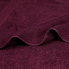 Trident Soft Comfort Air Rich Bath Towels 500 Gsm | 100% Cotton Towel, Super Soft, Highly Absorbent 3 Pieces (Red Wine)