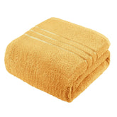 T Trendy Mart Bath Towel Large Size 450 Gsm | Quick Dry 100% Cotton Bath Towels For Men, Women & Kids (Yellow)