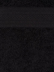 Ramraj Cotton Soft & Absorbent Terry Bath Towel 450 Gsm (Black)