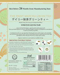 San-Cha The Daily Matcha Green Tea - 50gm, 1.7 Ounce | Authentic Japanese Matcha Tea Fine Powder - Environment Friendly & Made In Corn Fiber | Low Caffeine