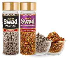 Panjon Swad Pachak Jeera Goli & Mukhwas Royal Fresh Mix 260gm, (130gm *2 Bottle)
