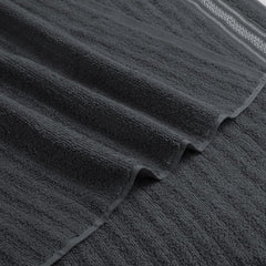 Spaces 100% Cotton Zero Twist Bath Towel 400 Gsm | High Absorbency Super Soft, Fast Drying Towels Large Size For Men & Women (Dark Grey)