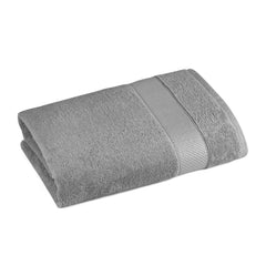 Himeya Bamboo Bath Towels 800 Gsm | Large Soft & Highly Absorbent, Eco-Friendly Design For Ultimate Comfort & Quick Drying -Steel Grey (Pack Of 2)