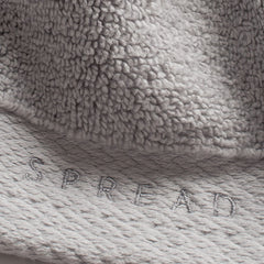 Spread Spain Resort Luxury Cotton Hand Towel 750 Gsm Maximum Softness & Absorbency, Ultra-Durable For Luxury Hotel & Spa Quality Hand Towel- Fog (2 Piece)