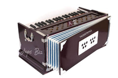 Musical Instrument Harmonium With Carry Bag - 39 Keys, 7 Stopper, 7 Bellow, 3 1/4 Octave, Two Reeds (Bass- Male) | Instant Response Keyboard