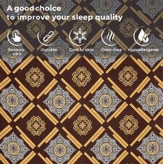 Microfiber Single Bedsheet Set With 1 Pillow Covers (60 X 90 Inches) Dark Brown | Durable & Long-Lasting | 144 Thread Count | Wrinkle Free