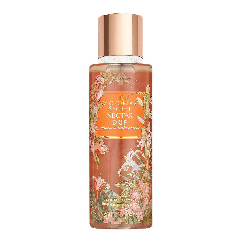 VICTORIA'S SECRET NECTAR DRIP FRAGRANCE MIST 250ML 8.4 FL.OZ. JASMINE & WHITE PRALINE VICTORIA'S SECRET NECTAR DRIP FRAGRANCE MIST 250ML 8.4 FL.OZ. JASMINE & WHITE PRALINE