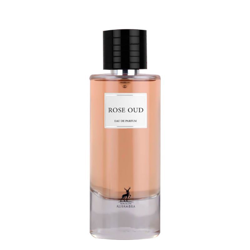 ROSE OUD BY MAISON ALHAMBRA EAU DE PARFUM 100ML 3.4 FL.OZ. FOR MEN & WOMEN ROSE OUD BY MAISON ALHAMBRA EAU DE PARFUM 100ML 3.4 FL.OZ. FOR MEN & WOMEN