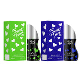 Sweet Heart Blue & Green Eau De Perfume 2pcs 60ml 2.0 Fl.oz.