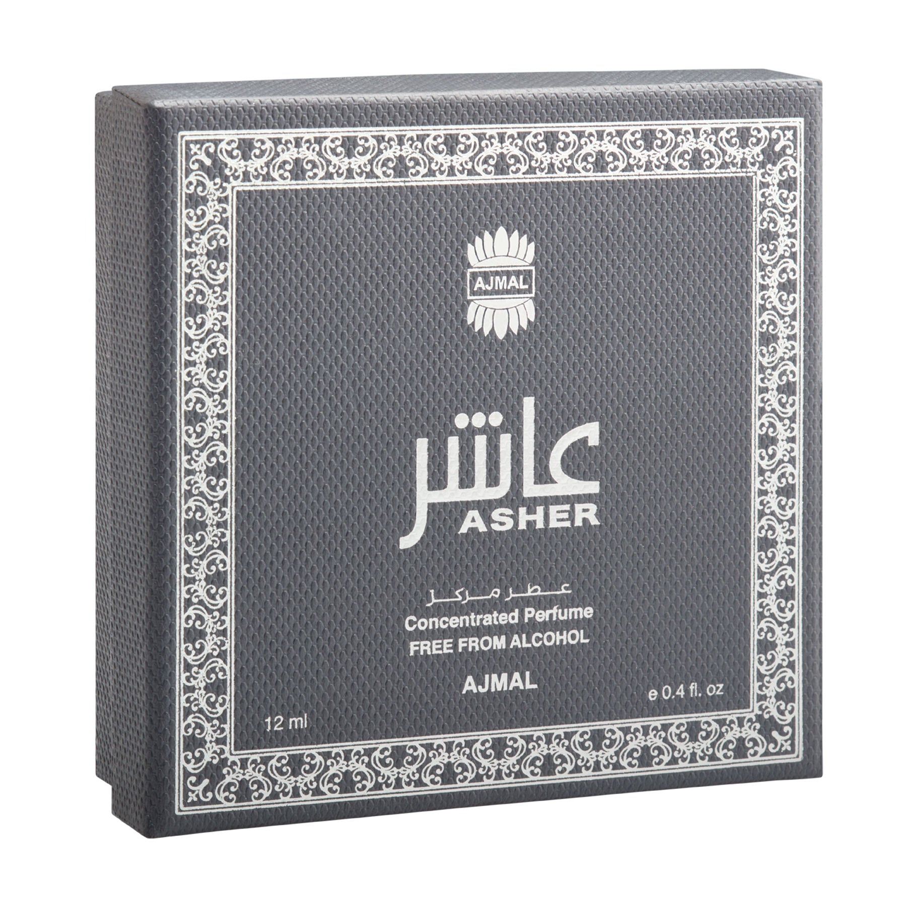 Ajmal Asher Concentrated Perfume 12ml 0.4 Fl.oz. | Free From Alcohol | For Women And Men Ajmal Asher Concentrated Perfume 12ml 0.4 Fl.oz. | Free From Alcohol | For Women And Men