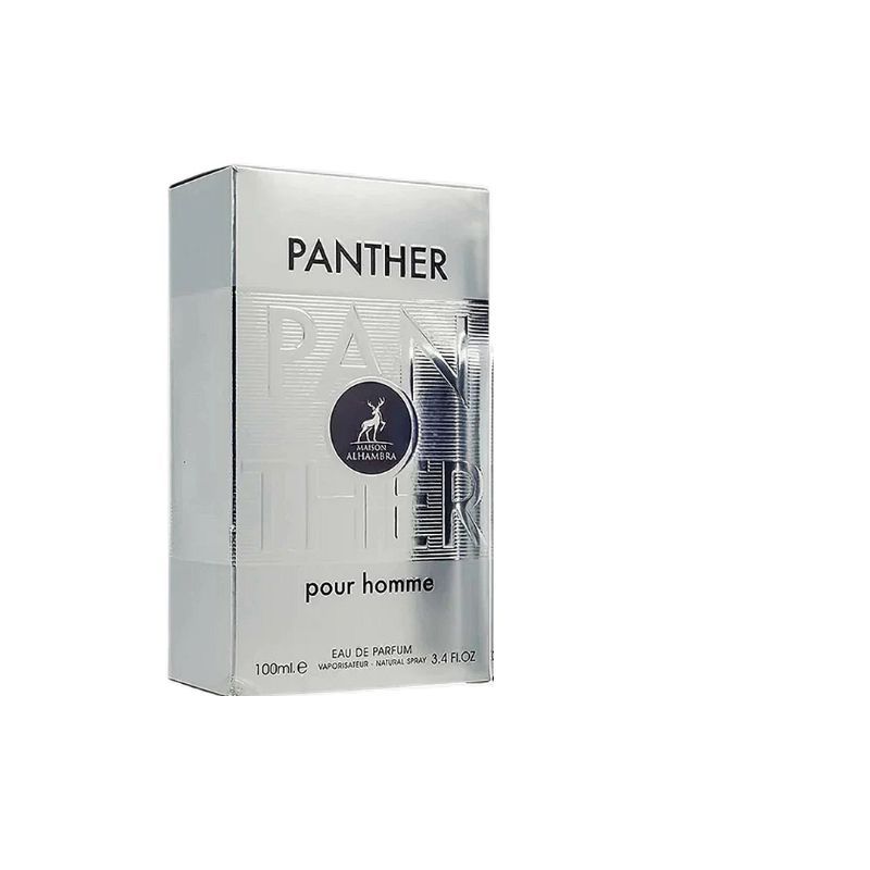 PANTHER POUR HOMME BY MAISON ALHAMBRA EAU DE PARFUM 100ML 3.4 FL.OZ. MEN FRAGRANCE PANTHER POUR HOMME BY MAISON ALHAMBRA EAU DE PARFUM 100ML 3.4 FL.OZ. MEN FRAGRANCE