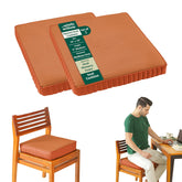 Chair Cushion Pad, High-Resilience & Memory Foam Pillow, Standard Size - 16 L X 16 W X 3 H Inch | Seat Cushion For Chair, Hip Support & Back Pain Relief | Sitting Pillow - Set Of 2