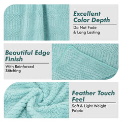Urbanleaf Microfiber Large Bath Towel 350 Gsm | Quick Dry Super Absorbent Bath Towel For Men & Women (Light Green)