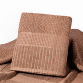 Mush Hearth & Haven Bamboo Large Size Bath Towels 450 Gsm | Bamboo Bath Towel Soft, Highly Absorbent & Quick Dry (Desert Sand) - Pack Of 1