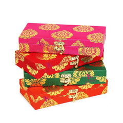 Shagun Box Envelope, Decorative Gifting Cash Box Elegant Shagun Box Envelope Decorative Charm For Your Special Gifts, Colour - Multicolour Pack Of 4