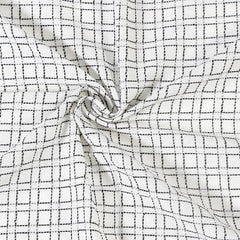 Handloom Cotton Single Bedsheet Without Pillow Covers | 60 X 90 Inches, White | Ideal For Diwali Decoration, Festive Gifting