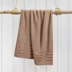 Spread Spain 100% Cotton Hand Towel 600 Gsm | Soft, Fluffy, Super Absorbent & Quick Dry Towels For Pool, Spa & Gym (Brown)
