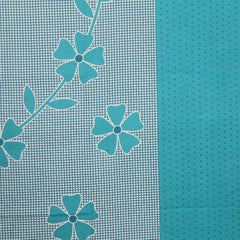 Cotton Double Bedsheet For King Size With 2 Pillow Covers - 90 X 100 Inches, Rama Green | Super Soft Breathable & Wrinkle Free