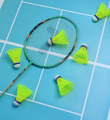 Tennex T 777 Tournament Nylon Shuttlecock , Durable | Yellow , Pack Of 6