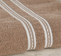 Cotton Bolls Polycotton Large Size Terry Cotton Bath Towel 400 Gsm (Brown)